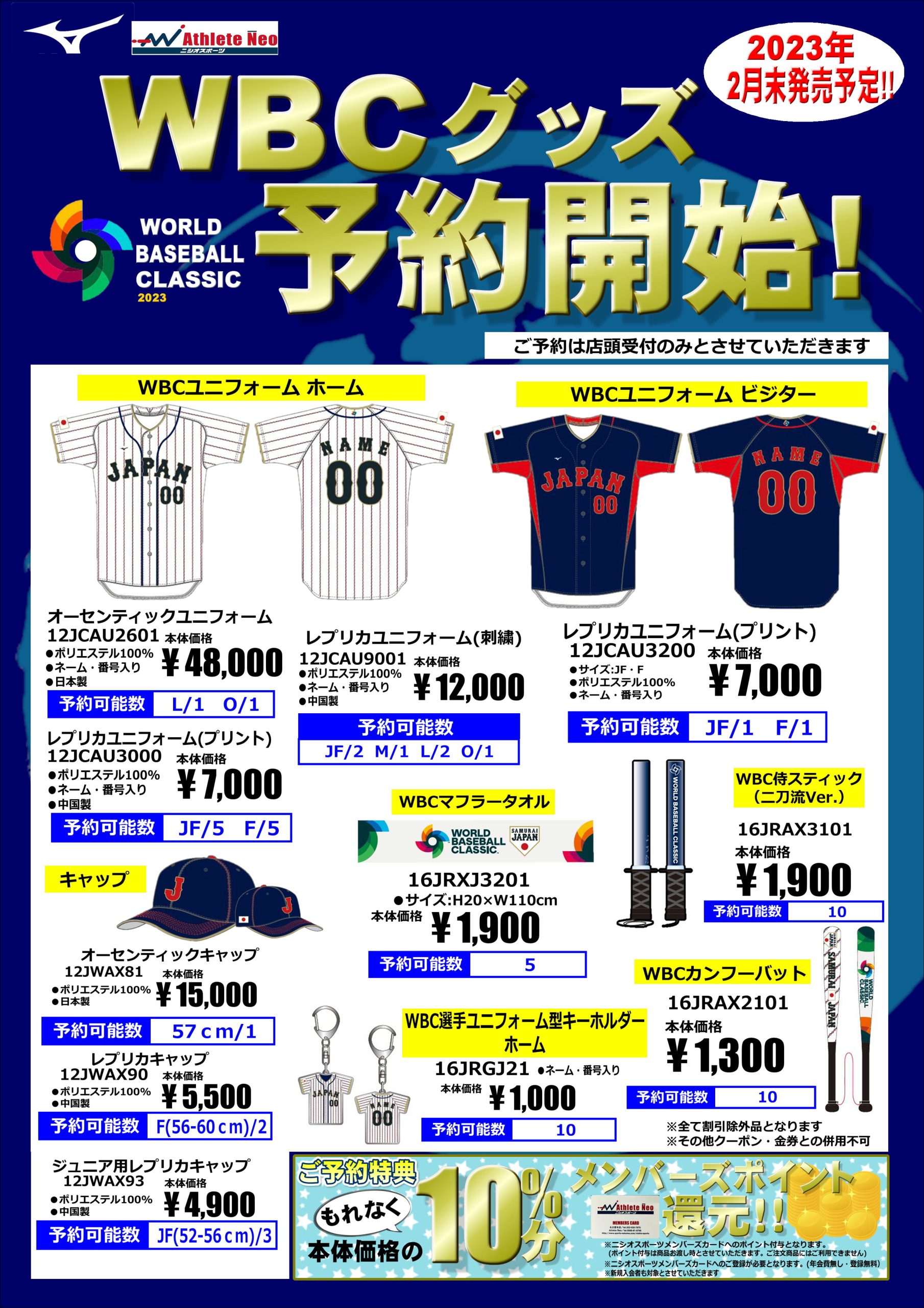 WBCグッズ